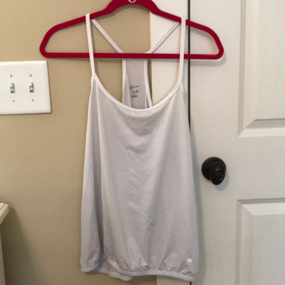 White workout top